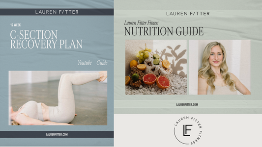 C-Section Recovery Plan & Nutrition Guide - Bundle