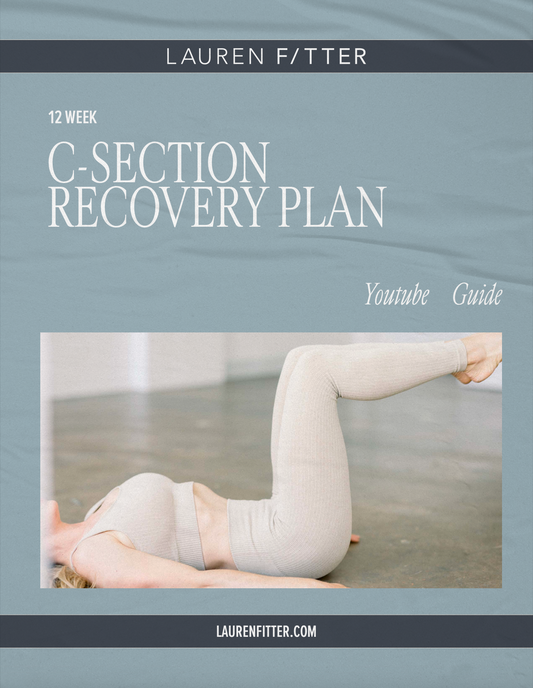 12 Week C-Section Recovery Plan - Youtube Guide